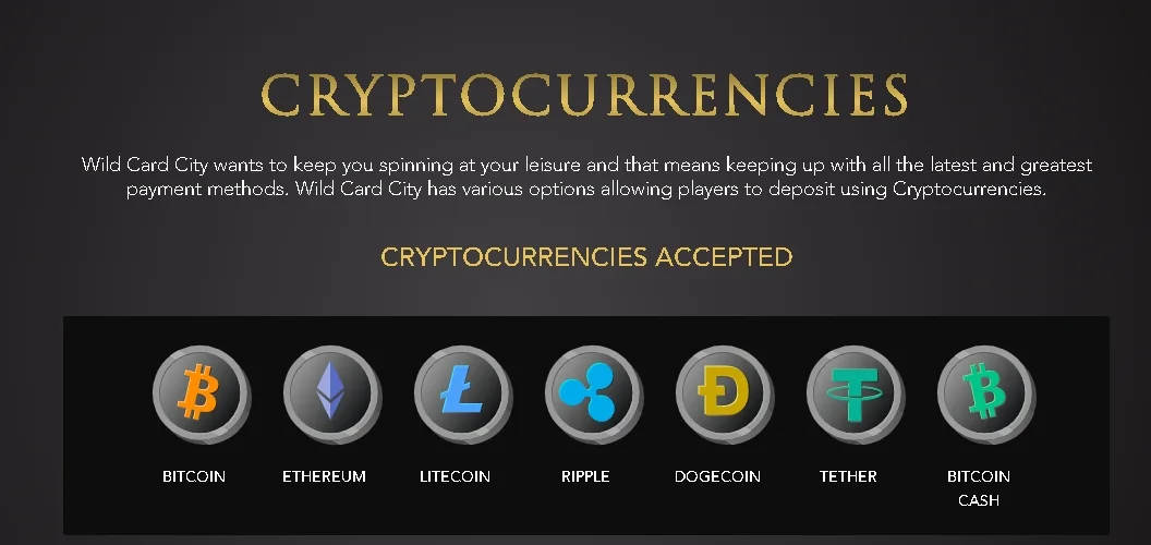 Wild Card City Cryptocurrencies