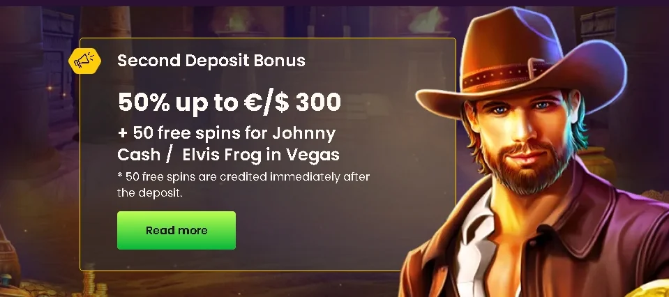 Bizzo Casino Second deposit bonus