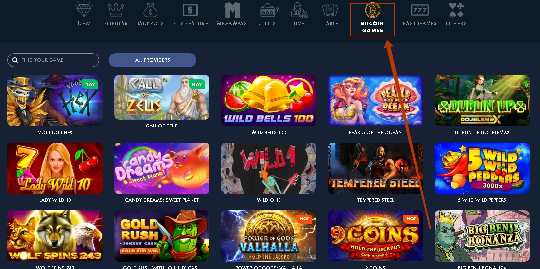 Play Bitcoin Games Slotman casino