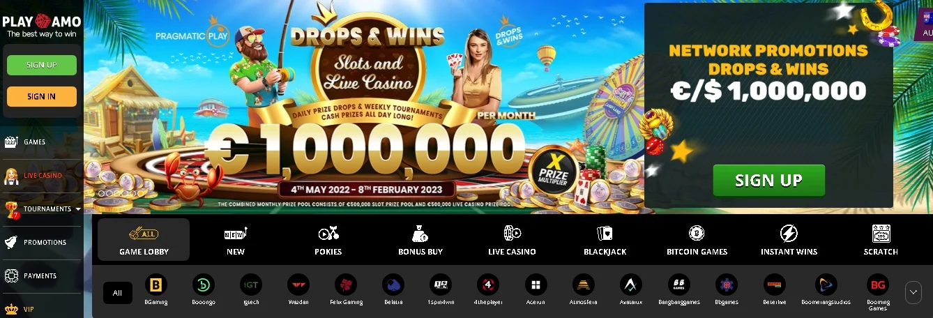 PlayAmo Casino Games Australia