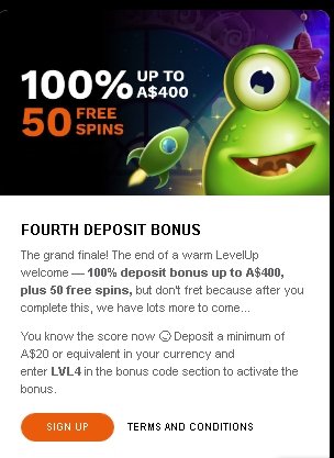 FOURTH DEPOSIT BONUS