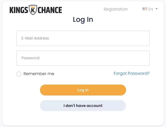 Kings Chance Casino login