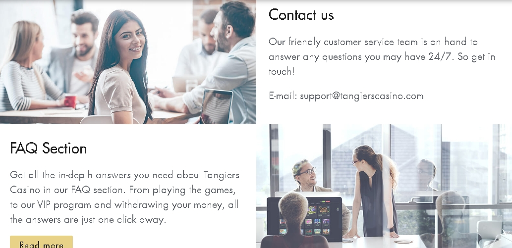 Tangiers Casino Contact us